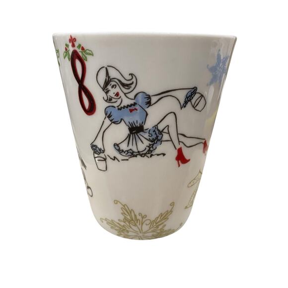 ONE Lenox Porcelain Mug - “12 Days of Christmas” (Days 7, 8, 9) Replacement Cup - Picture 4 of 12